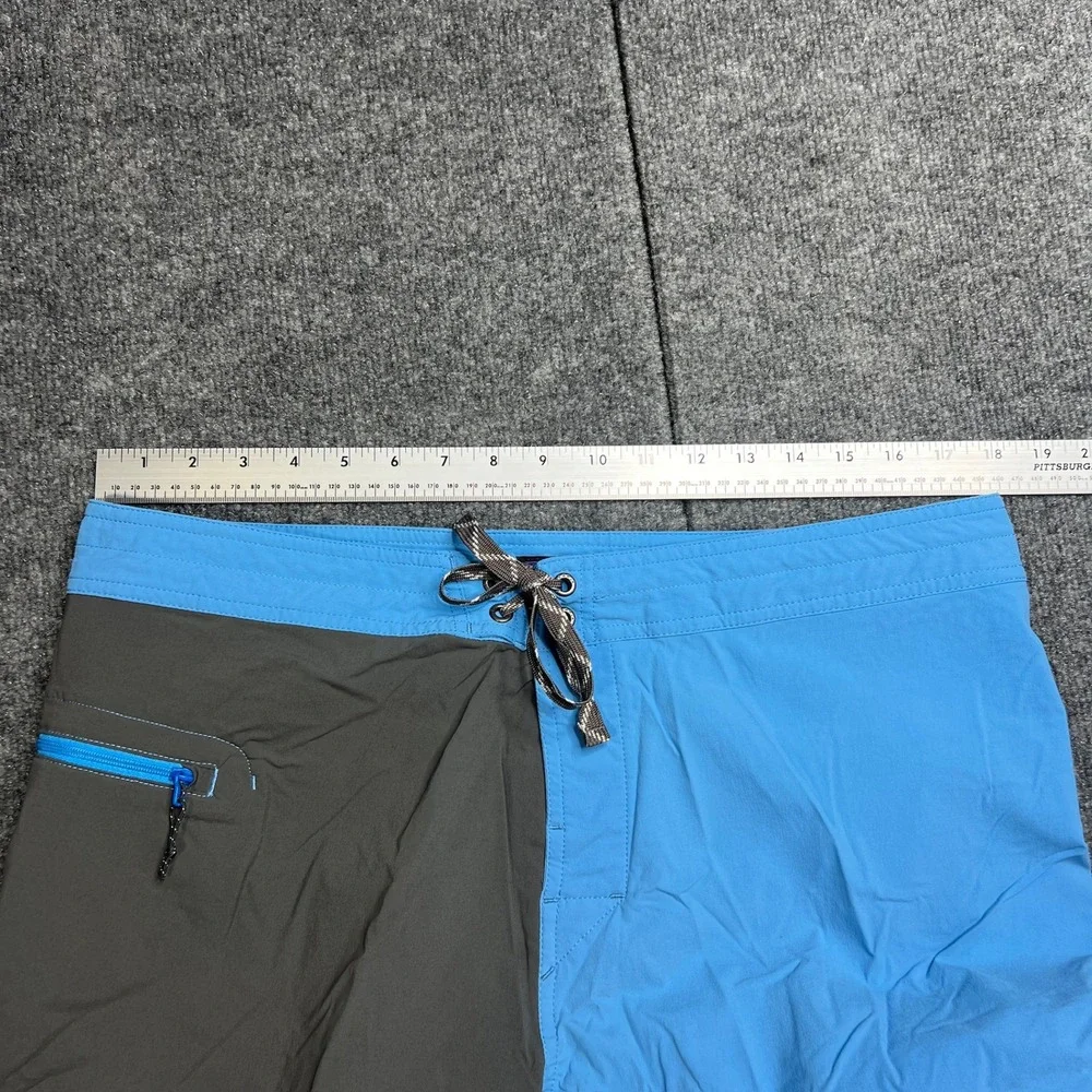 Patagonia Men's 36 Stretch Wavefarer Board Shorts Swim‎ Trunks Skipper Blue 21